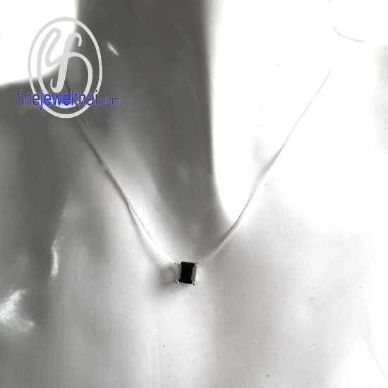 จี้นิล-จี้สร้อยคอ-จี้เงินแท้-นิลแท้-พลอยประจำเดือนเกิด-Finejewelthai-P1088on00e จี้นิล-จี้สร้อยคอ-จี้เงินแท้-นิลแท้-พลอยประจำเดือนเกิด-Finejewelthai-P1088on00e