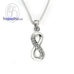 จี้เพชร-จี้อินฟินิตี้-จี้เงิน-เพชรสังเคราะห์-เงินแท้925-P1090cz00e จี้เพชร-จี้อินฟินิตี้-จี้เงิน-เพชรสังเคราะห์-เงินแท้925-P1090cz00e