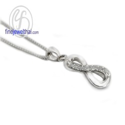 จี้เพชร-จี้อินฟินิตี้-จี้ทองคำขาว-เพชรแท้-ทองคำขาวแท้-P1090DWGe จี้เพชร-จี้อินฟินิตี้-จี้ทองคำขาว-เพชรแท้-ทองคำขาวแท้-P1090DWGe