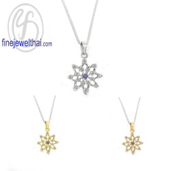 จี้อะเมทิสต์-จี้เพชร-จี้เงิน-อะเมทิสต์แท้-เพชรสังเคราะห์-เงินแท้925-P1094amt00e