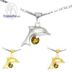 จี้ซิทริน-จี้โลมา-จี้พลอย-ซิทรินแท้-พลอยประจำเดือน-P1094ct