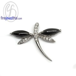 จี้นิล-จี้แมลงปอ-จี้พลอยแท้-จี้เงิน-พลอยประจำเดือน-P1098on