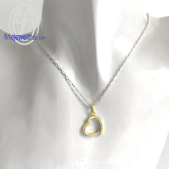 จี้เพชร-จี้หัวใจ-จี้ทอง-เพชรแท้-ทองคำแท้-Finejewelthai-P1102DG จี้เพชร-จี้หัวใจ-จี้ทอง-เพชรแท้-ทองคำแท้-Finejewelthai-P1102DG