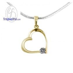 จี้เพชร-จี้หัวใจ-จี้ทอง-เพชรแท้-ทองคำแท้-Finejewelthai-P1102DG