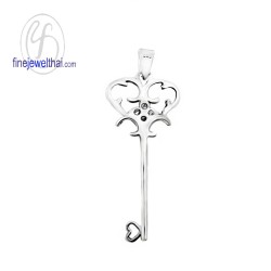 จี้เพชร-จี้กุญแจ-จี้เงิน-เพชร-cz-พลอยประจำเดือนเกิด-Finejewelthai-P1106cz จี้เพชร-จี้กุญแจ-จี้เงิน-เพชร-cz-พลอยประจำเดือนเกิด-Finejewelthai-P1106cz