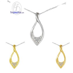 จี้เพชร-จี้เงิน-เพชร-cz-พลอยประจำเดือนเกิด-Finejewelthai-P1124cz00