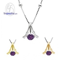 จี้อะเมทิสต์-จี้เงิน-จี้พลอย-อะเมทิสต์แท้-P1126amt