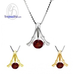 จี้โกเมน-จี้พลอย-จี้-พลอยประจำเดือน-P1126gm