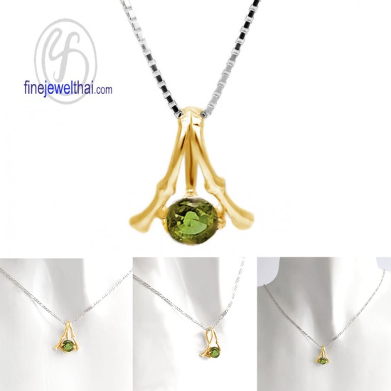 จี้เพอริดอท-จี้เงิน-จี้พลอย-พลอยประจำเดือน-P1126pd จี้เพอริดอท-จี้เงิน-จี้พลอย-พลอยประจำเดือน-P1126pd