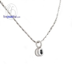 จี้นิล-จี้เงิน-นิลแท้-พลอยประจำเดือนเกิด-Finejewelthai-P1132on00 จี้นิล-จี้เงิน-นิลแท้-พลอยประจำเดือนเกิด-Finejewelthai-P1132on00