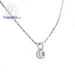 จี้อะเมทิสต์-จี้เงิน-อะเมทิสต์แท้-พลอยประจำเดือนเกิด-Finejewelthai-P1132amt00 จี้อะเมทิสต์-จี้เงิน-อะเมทิสต์แท้-พลอยประจำเดือนเกิด-Finejewelthai-P1132amt00