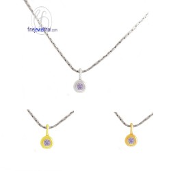 จี้อะเมทิสต์-จี้เงิน-อะเมทิสต์แท้-พลอยประจำเดือนเกิด-Finejewelthai-P1132amt00