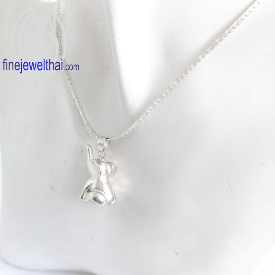 จี้ช้าง-จี้เงินแท้-เงินแท้-P114800 จี้ช้าง-จี้เงินแท้-เงินแท้-P114800