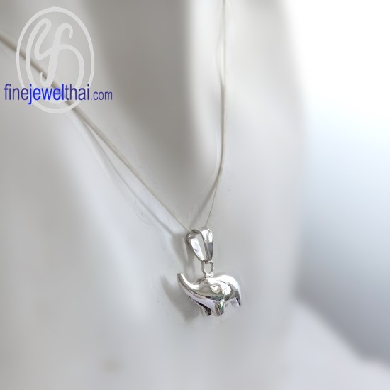 จี้ช้าง-จี้เงินแท้-เงินแท้-P114900 จี้ช้าง-จี้เงินแท้-เงินแท้-P114900