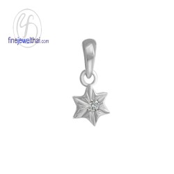 จี้เพชร-จี้เงิน-เพชร-cz-พลอยประจำเดือนเกิด-Finejewelthai-P1156cz00