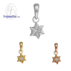 จี้เพชร-จี้เงิน-เพชร-cz-พลอยประจำเดือนเกิด-Finejewelthai-P1156cz00