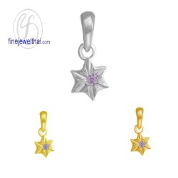 จี้อะเมทิสต์-จี้เงิน-อะเมทิสต์แท้-พลอยประจำเดือนเกิด-Finejewelthai-P1156amt00