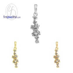 จี้เพชร-จี้เงิน-เพชร-cz-พลอยประจำเดือนเกิด-Finejewelthai-P1159cz00