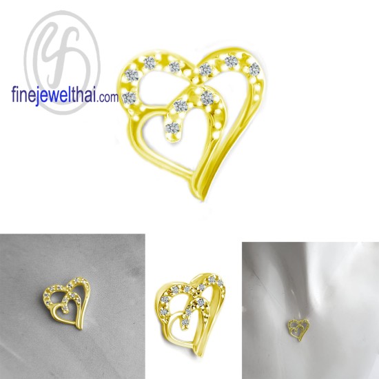 จี้เพชร-จี้หัวใจ-จี้เงิน-เพชร-CZ-พลอยประจำเดือนเกิด-Finejewelthai-P1163cz00 จี้เพชร-จี้หัวใจ-จี้เงิน-เพชร-CZ-พลอยประจำเดือนเกิด-Finejewelthai-P1163cz00