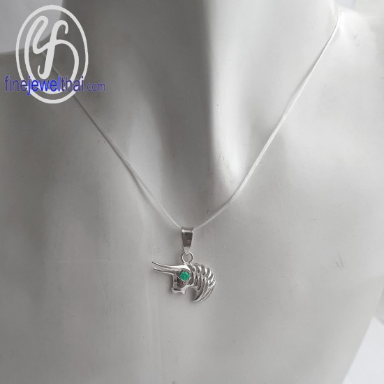 จี้ราศี-ราศีพฤษภ-จี้มรกต-จี้เงินแท้-Finejewelthai-P1166em00 จี้ราศี-ราศีพฤษภ-จี้มรกต-จี้เงินแท้-Finejewelthai-P1166em00