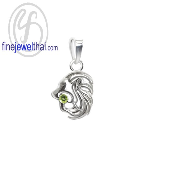 จี้ราศี-ราศีสิงห์-จี้เพอริดอท -จี้เงินแท้-Finejewelthai-P1169pd00 จี้ราศี-ราศีสิงห์-จี้เพอริดอท -จี้เงินแท้-Finejewelthai-P1169pd00