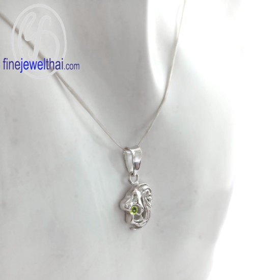 จี้ราศี-ราศีสิงห์-จี้เพอริดอท -จี้เงินแท้-Finejewelthai-P1169pd00 จี้ราศี-ราศีสิงห์-จี้เพอริดอท -จี้เงินแท้-Finejewelthai-P1169pd00