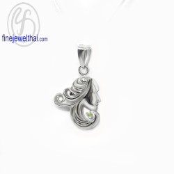 จี้ราศี-ราศีกันย์-จี้เพอริดอท-จี้เงินแท้-Finejewelthai-P1170pd00 จี้ราศี-ราศีกันย์-จี้เพอริดอท-จี้เงินแท้-Finejewelthai-P1170pd00