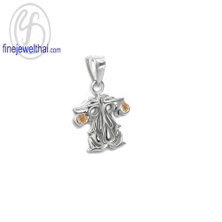 จี้ราศี-ราศีตุลย์ -จี้ซิทริน -จี้เงินแท้-Finejewelthai-P1171ct00 จี้ราศี-ราศีตุลย์ -จี้ซิทริน -จี้เงินแท้-Finejewelthai-P1171ct00