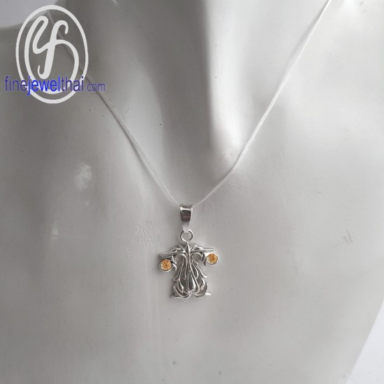 จี้ราศี-ราศีตุลย์ -จี้ซิทริน -จี้เงินแท้-Finejewelthai-P1171ct00 จี้ราศี-ราศีตุลย์ -จี้ซิทริน -จี้เงินแท้-Finejewelthai-P1171ct00