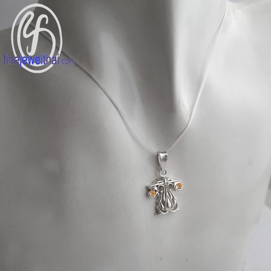 จี้ราศี-ราศีตุลย์ -จี้ซิทริน -จี้เงินแท้-Finejewelthai-P1171ct00 จี้ราศี-ราศีตุลย์ -จี้ซิทริน -จี้เงินแท้-Finejewelthai-P1171ct00