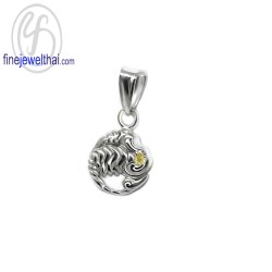 จี้ราศี-ราศีพิจิก-จี้บุษราคัม-จี้เงินแท้-Finejewelthai-P1172yl00 จี้ราศี-ราศีพิจิก-จี้บุษราคัม-จี้เงินแท้-Finejewelthai-P1172yl00