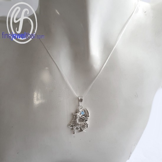 จี้ราศี-ราศีธนู-จี้โทพาซ-จี้เงินแท้-Finejewelthai-P1173tp00 จี้ราศี-ราศีธนู-จี้โทพาซ-จี้เงินแท้-Finejewelthai-P1173tp00
