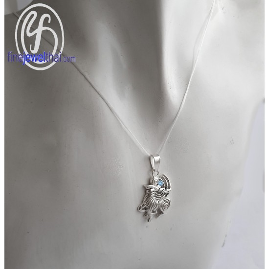 จี้ราศี-ราศีธนู-จี้โทพาซ-จี้เงินแท้-Finejewelthai-P1173tp00 จี้ราศี-ราศีธนู-จี้โทพาซ-จี้เงินแท้-Finejewelthai-P1173tp00