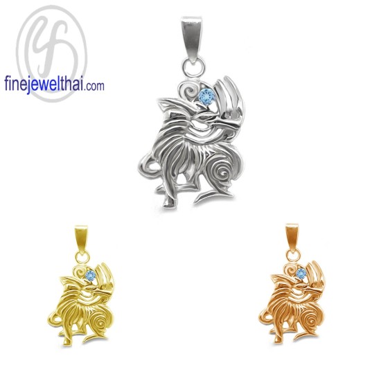จี้ราศี-ราศีธนู-จี้โทพาซ-จี้เงินแท้-Finejewelthai-P1173tp00 จี้ราศี-ราศีธนู-จี้โทพาซ-จี้เงินแท้-Finejewelthai-P1173tp00
