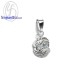 จี้ราศี-ราศีมีน-จี้อะความารีน-จี้เงินแท้-Finejewelthai-P1176aq00
