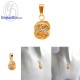 จี้ราศี-ราศีมีน-จี้อะความารีน-จี้เงินแท้-Finejewelthai-P1176aq00