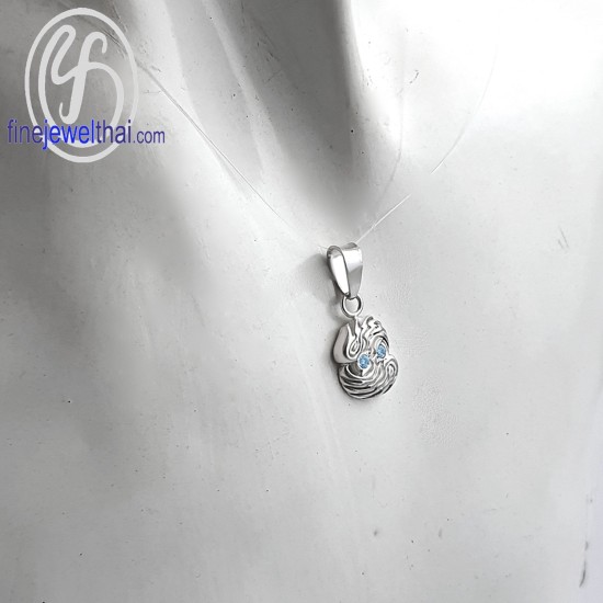 จี้ราศี-ราศีมีน-จี้โทพาซ -จี้เงินแท้-Finejewelthai-P1176tp00 จี้ราศี-ราศีมีน-จี้โทพาซ -จี้เงินแท้-Finejewelthai-P1176tp00
