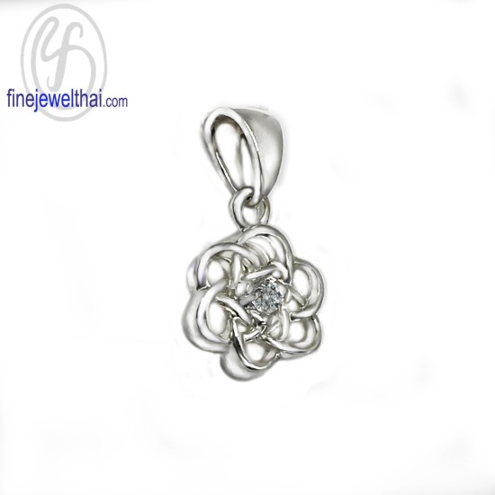 จี้เพชรจ-จี้เงิน-เพชร-cz-พลอยประจำเดือนเกิด-Finejewelthai-P1187cz