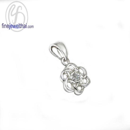 จี้เพชรจ-จี้เงิน-เพชร-cz-พลอยประจำเดือนเกิด-Finejewelthai-P1187cz