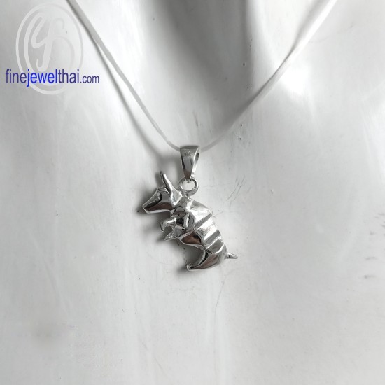 จี้เงินแท้-จี้นักษัตร-เงินแท้-ปีฉลู-ปีวัว-Finejewelthai-P118900