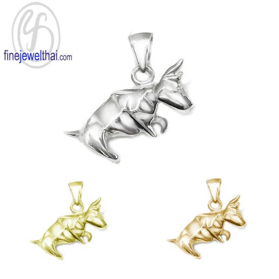 จี้เงินแท้-จี้นักษัตร-เงินแท้-ปีฉลู-ปีวัว-Finejewelthai-P118900