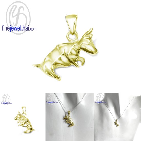 จี้เงินแท้-จี้นักษัตร-เงินแท้-ปีฉลู-ปีวัว-Finejewelthai-P118900