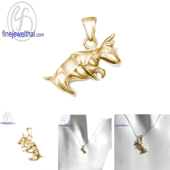 จี้เงินแท้-จี้นักษัตร-เงินแท้-ปีฉลู-ปีวัว-Finejewelthai-P118900