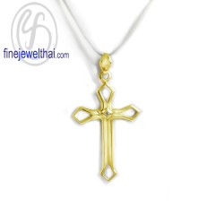 จี้เพชร-จี้ไม้กางเขน-จี้ทอง-เพชรแท้-ทองคำแท้-Finejewelthai-P1202DG
