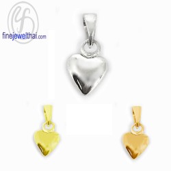 จี้เงินแท้-จี้หัวใจ-เงินแท้-Finejewelthai-P120400