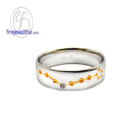 แหวนราศี-ราศีมีน-แหวนเพชร-แหวนเงินแท้-Finejewelthai-R1276cz_03