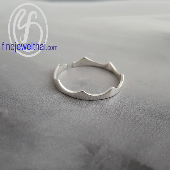 แหวนมงกุฎ-แหวนเจ้าหญิง-แหวนเงินแท้-แหวนเกลี้ยง-Finejewelthai-R139900