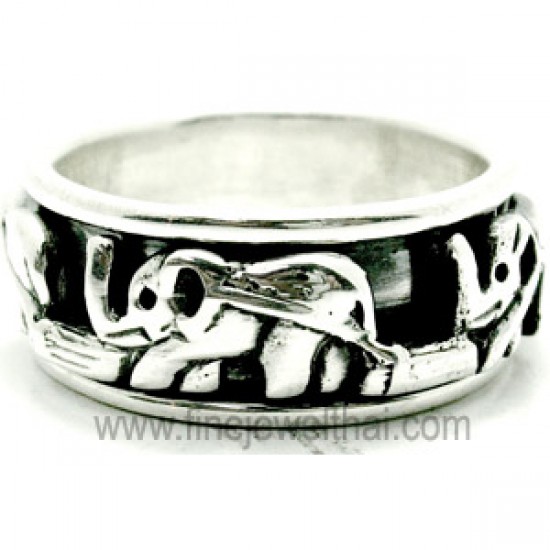 แหวน-แหวนช้าง-แหวนเงินแท้-แหวนออกแบบ-Finejewelthai-R01002040