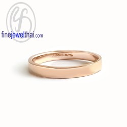 แหวนเกลี้ยง-อะมอเร่ไดมอนด์-แหวนพิ้งโกลด์-แหวนแต่งงาน-R1005pg-750