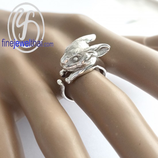 แหวนเงิน-แหวนกระต่าย-แหวนเกลี้ยง-เงินแท้-R138000